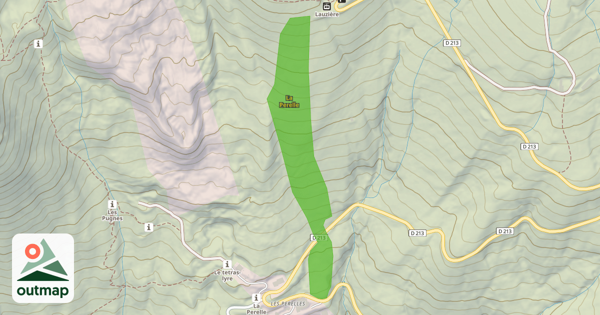 Map of La Perelle