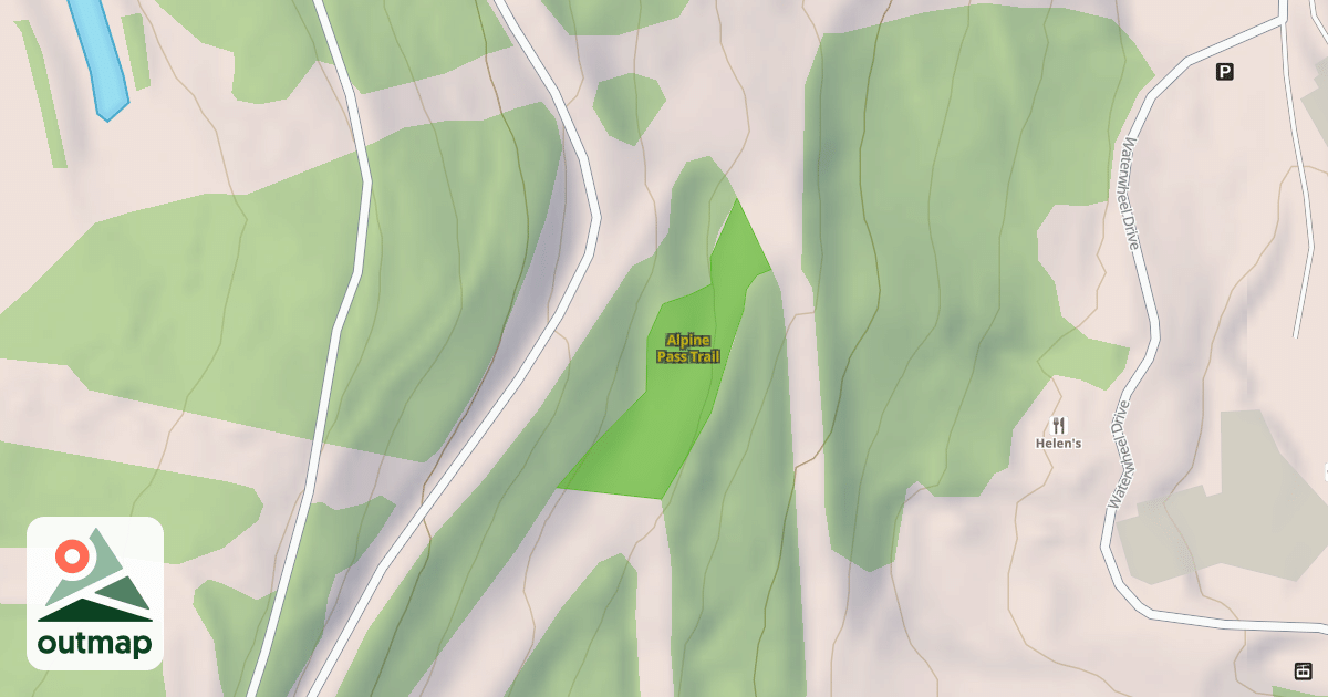 Map of Alpine Pass Trail
