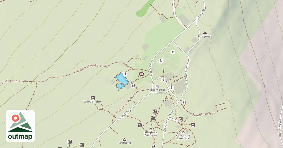 Map of Climbing Gym