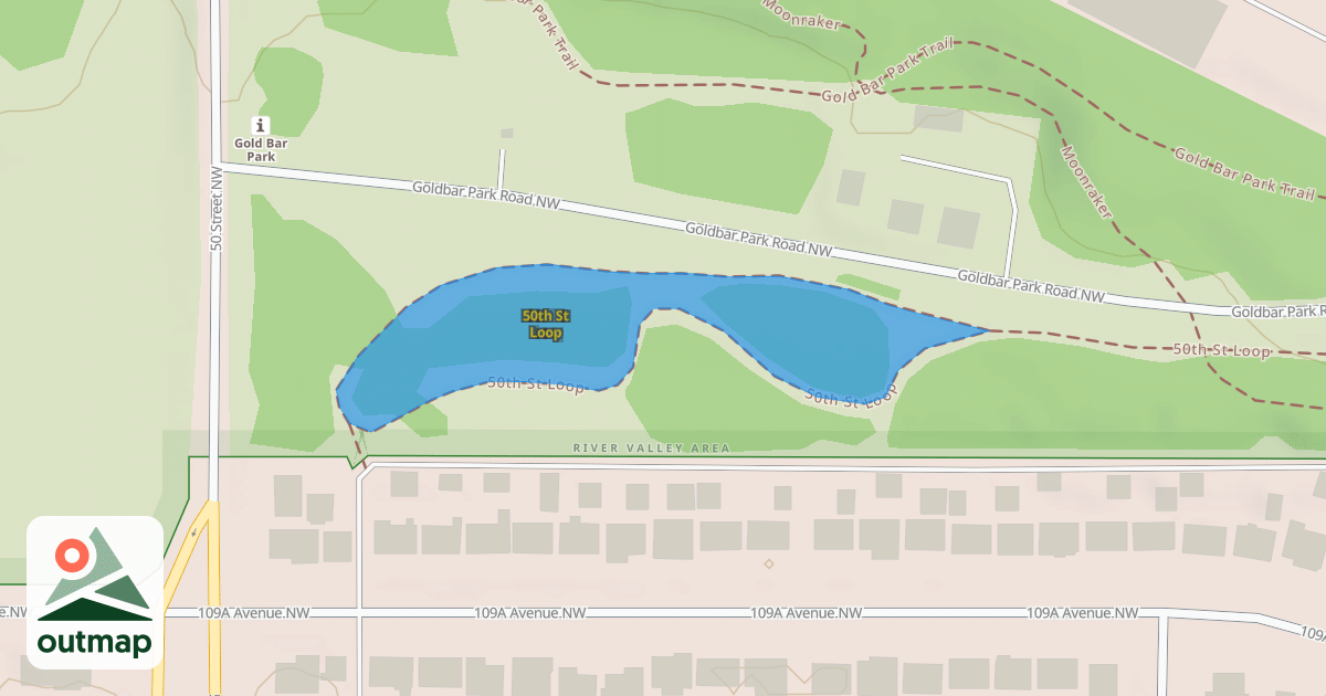 Map of 50th St Loop