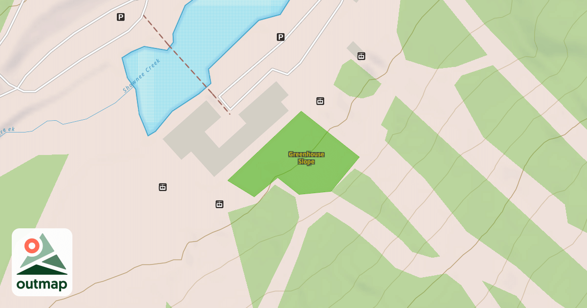 Map of Greenhouse Slope