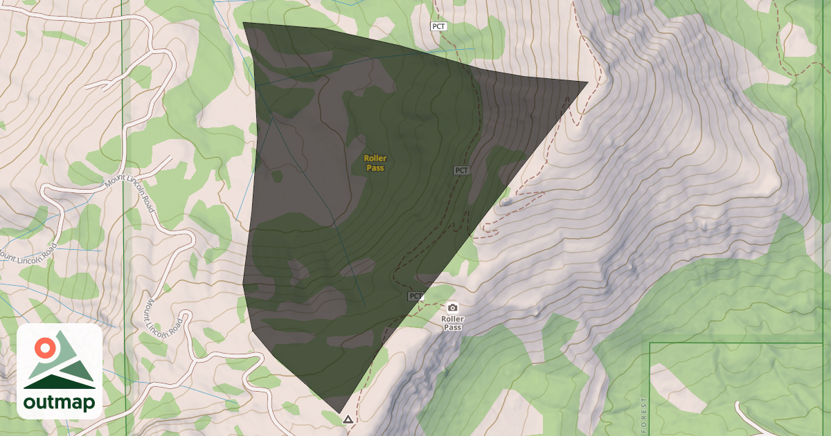 Map of Roller Pass