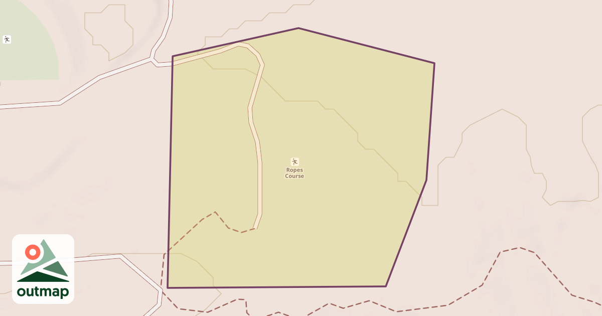 Map of Ropes Course