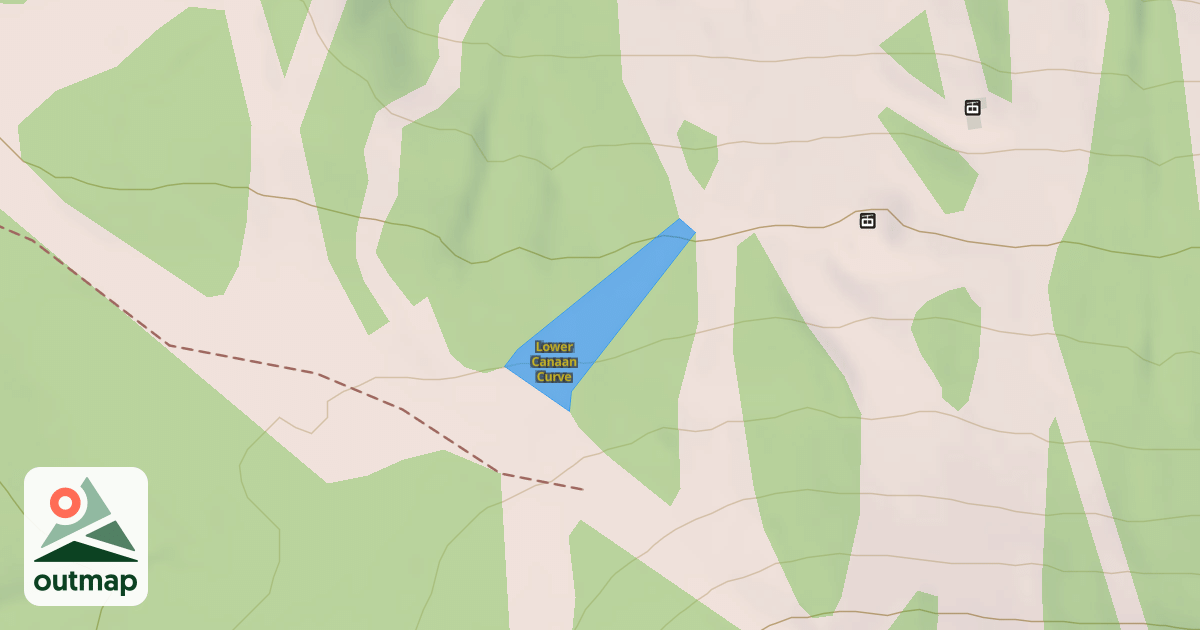 Map of Lower Canaan Curve