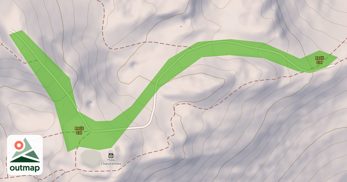 Map of Petit Col
