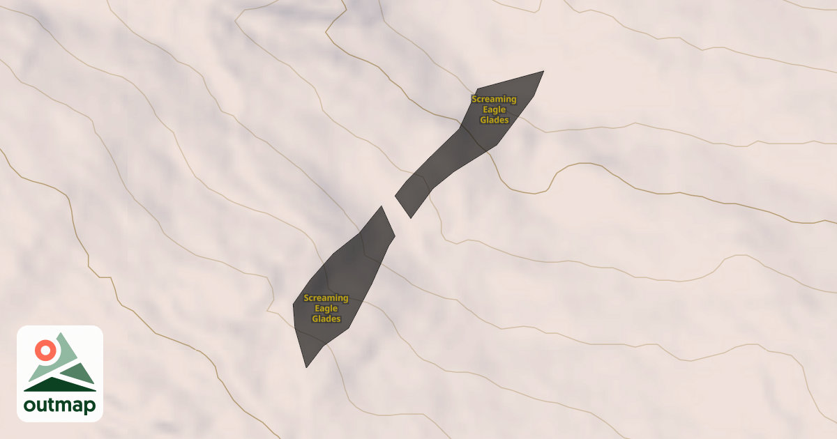 Map of Screaming Eagle Glades