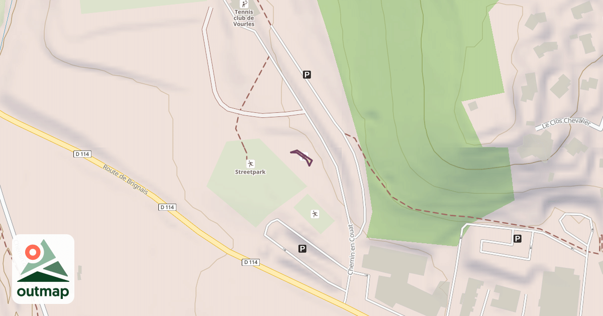 Map of Climbing Site