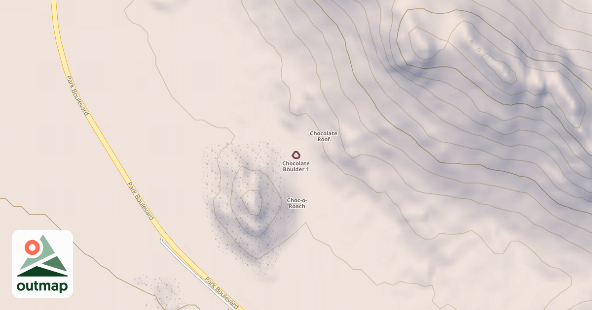 Map of Chocolate Boulder 1