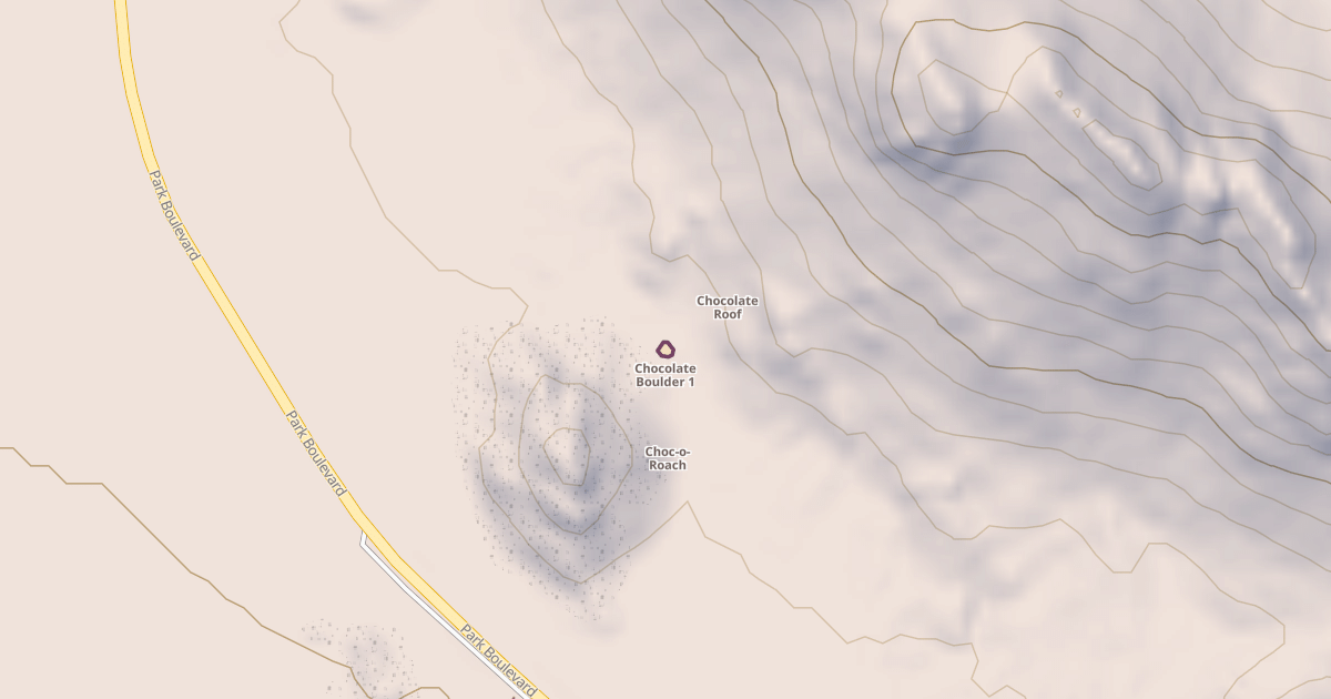 Map preview of Chocolate Boulder 1