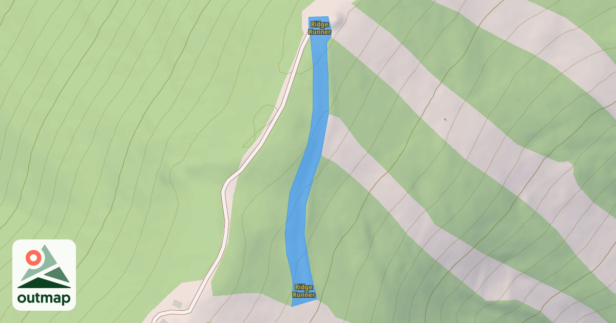 Map of Ridge Runner