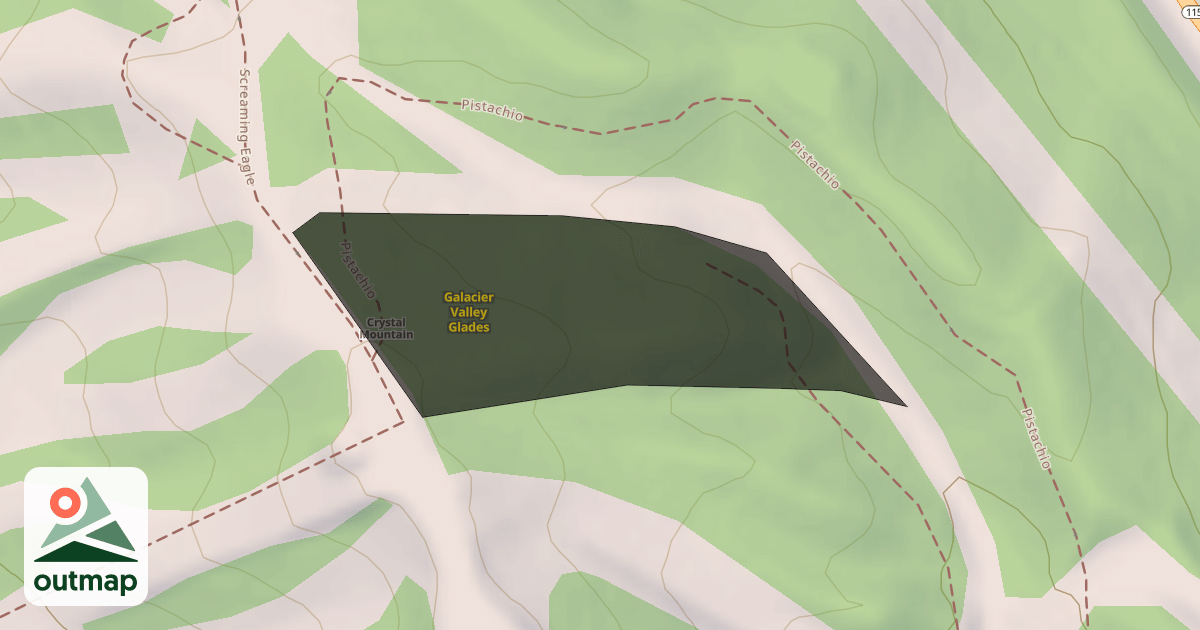 Map of Galacier Valley Glades