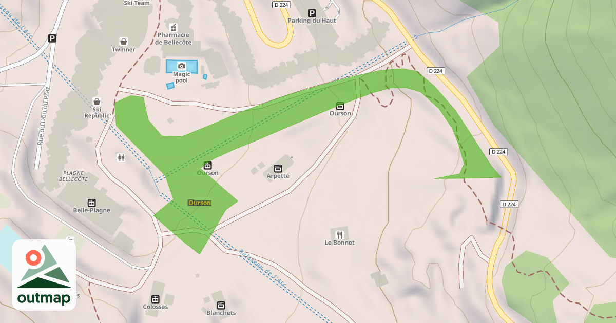 Map of Ourson