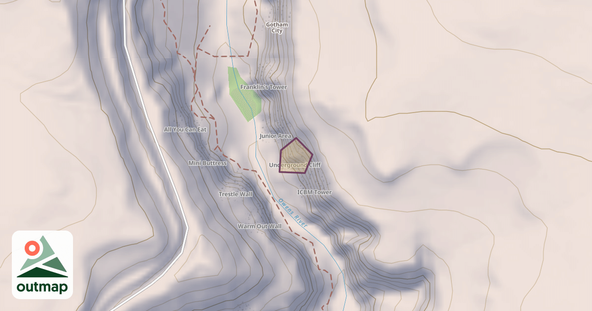 Map of Underground Cliff