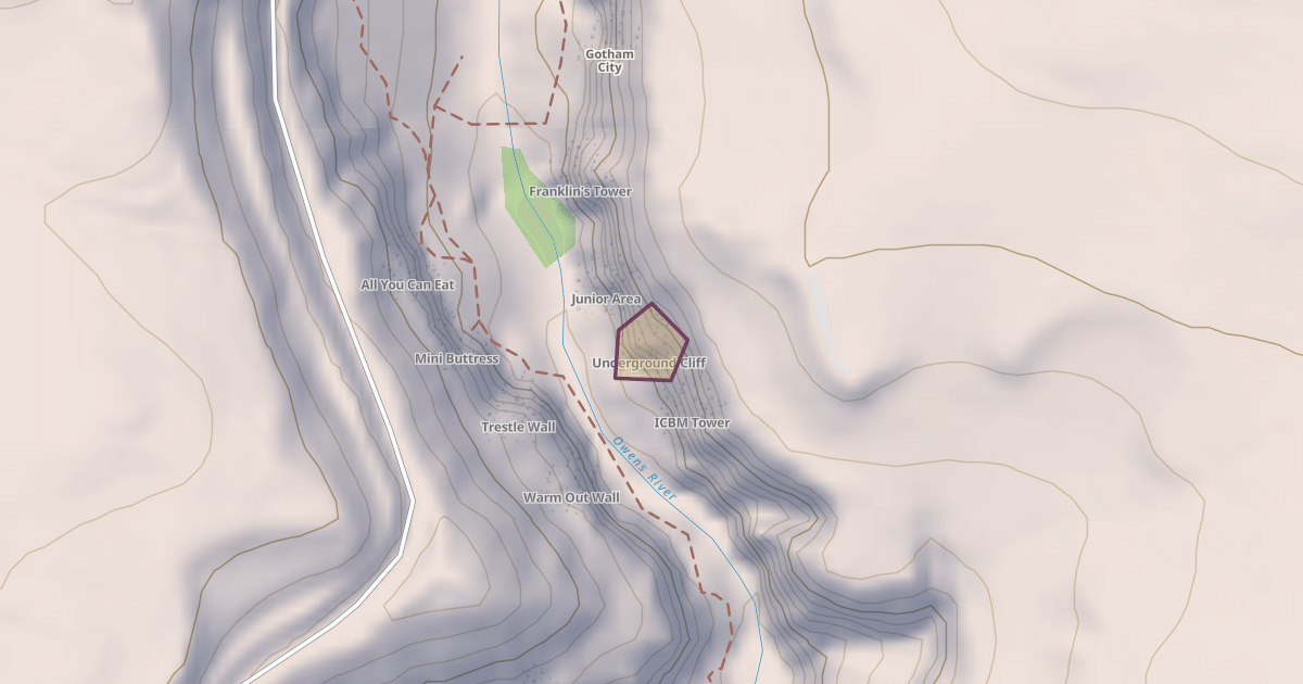 Map preview of Underground Cliff