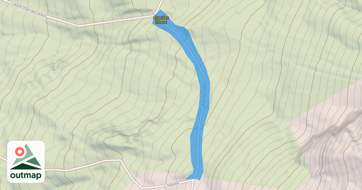 Map of Plan des Veaux