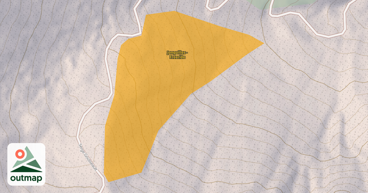 Map of Jonquilles - Freeride