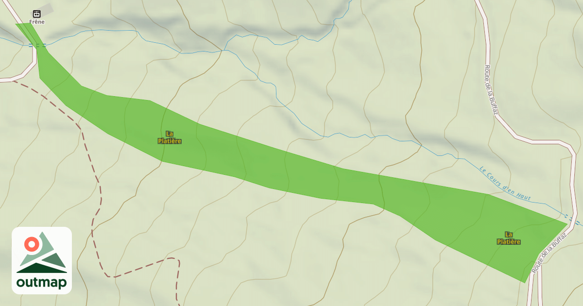 Map of La Platière