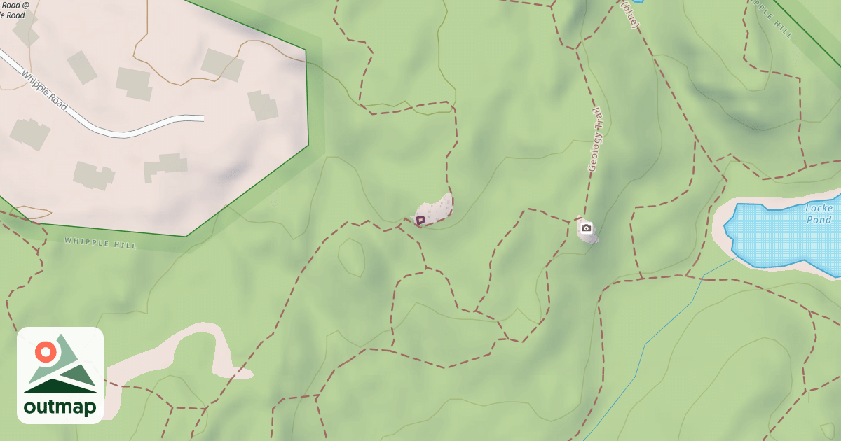 Map of Climbing Boulder