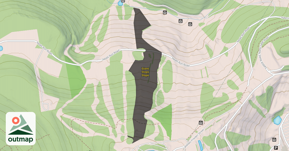Map of Giant Steps Slope