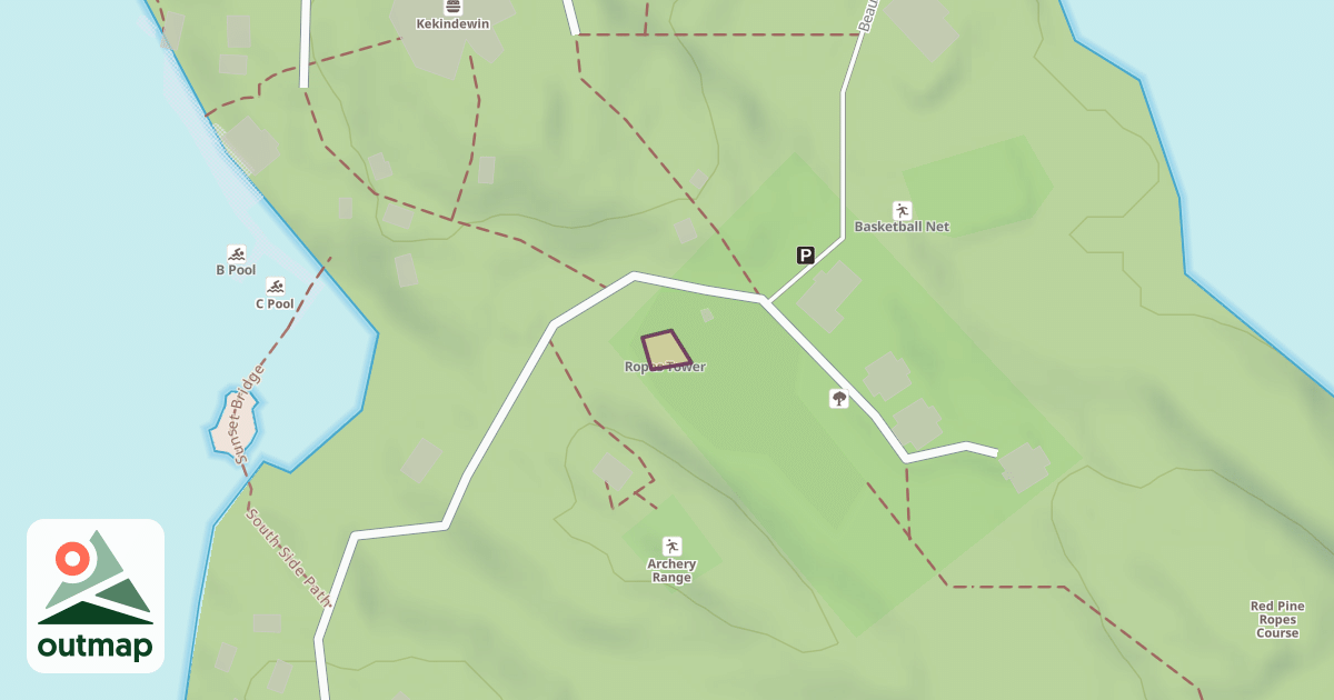 Map of Ropes Tower