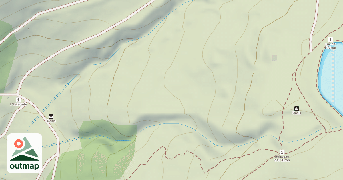 Map of Cool zone de l'Oasis
