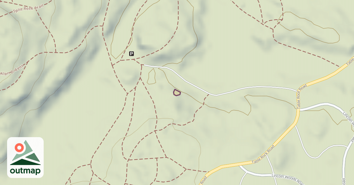 Map of Climbing Boulder