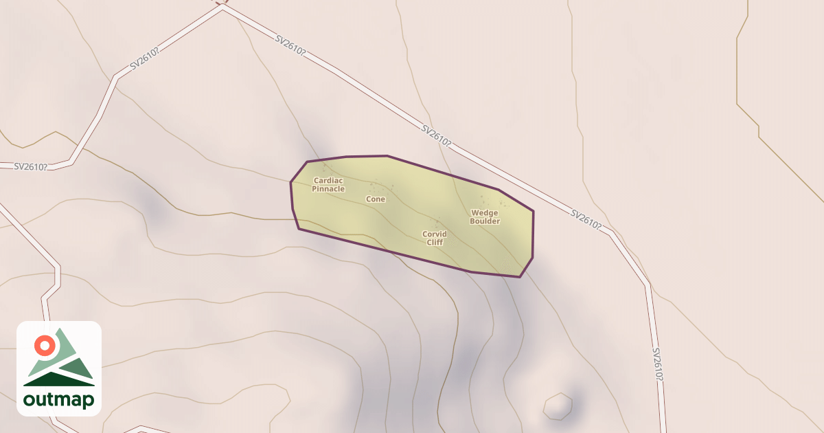 Map of Fairview Rocky Point