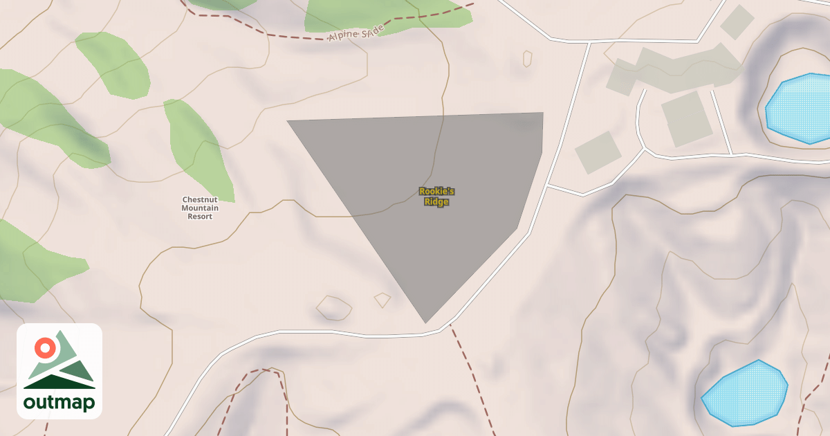 Map of Rookie's Ridge