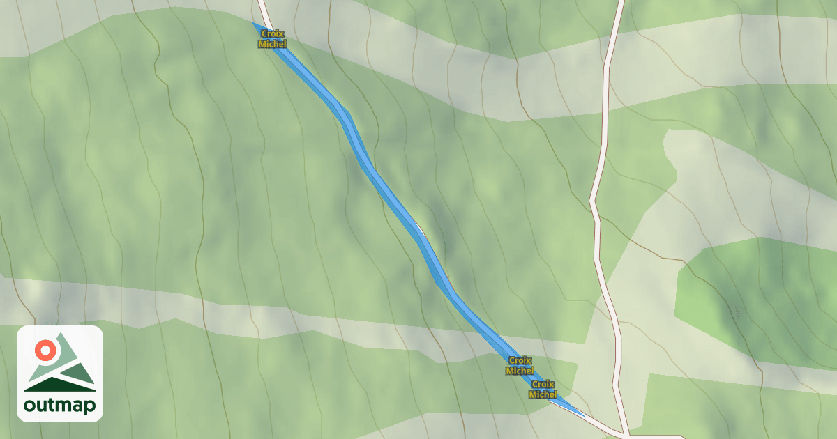 Map of Croix Michel