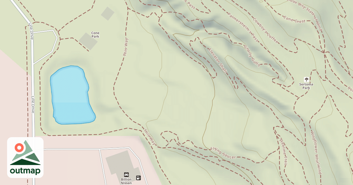 Map of Cone Park