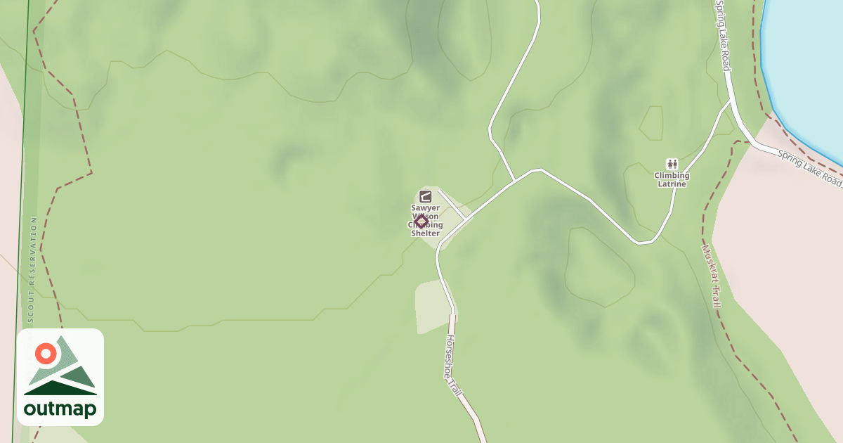 Map of Climbing Wall