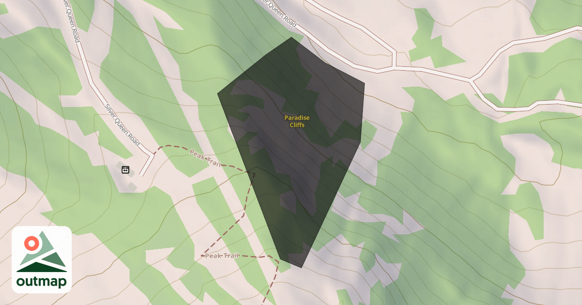 Map of Paradise Cliffs