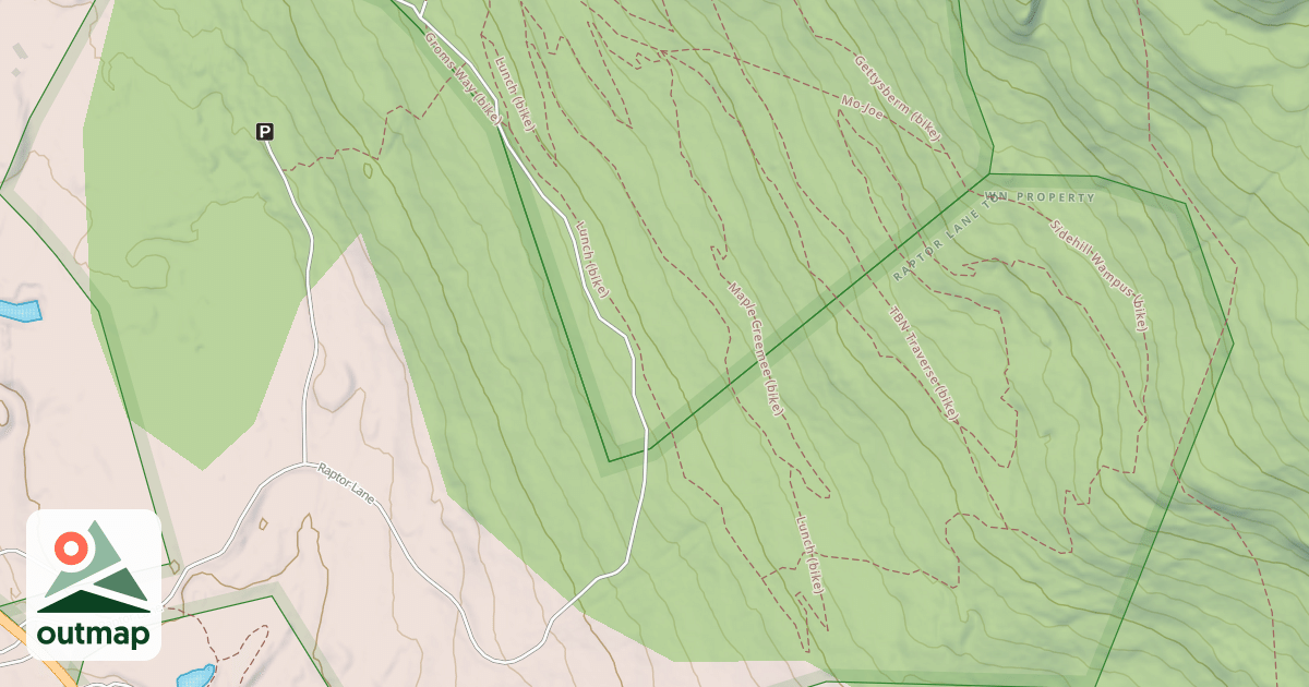 Map of Lunch (bike)