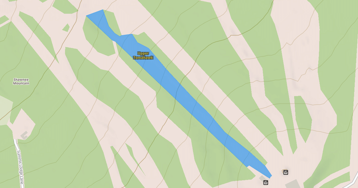 Map preview of Upper Tomahawk