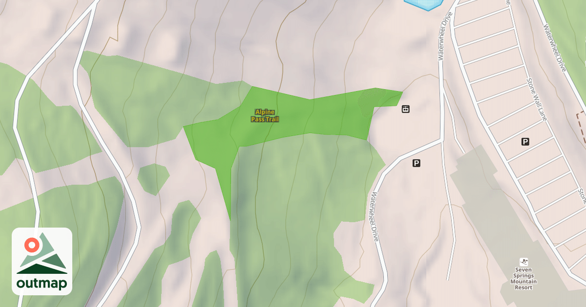 Map of Alpine Pass Trail