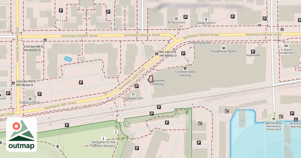 Map of Climbing Wall