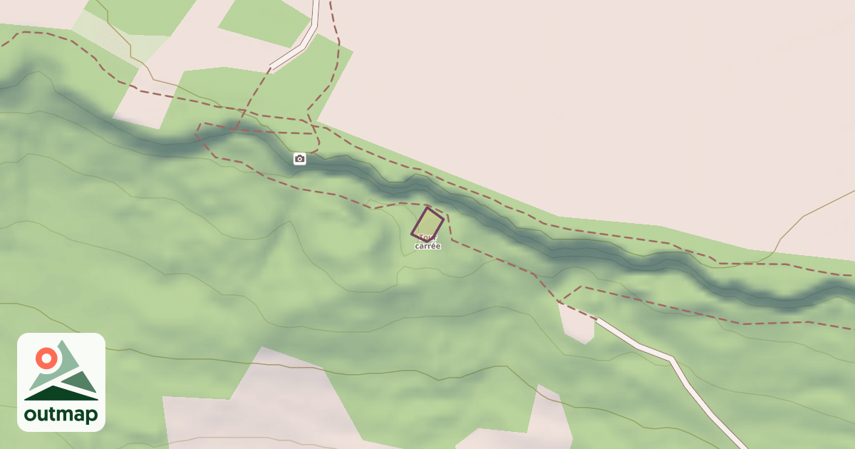 Map of Tour carrée