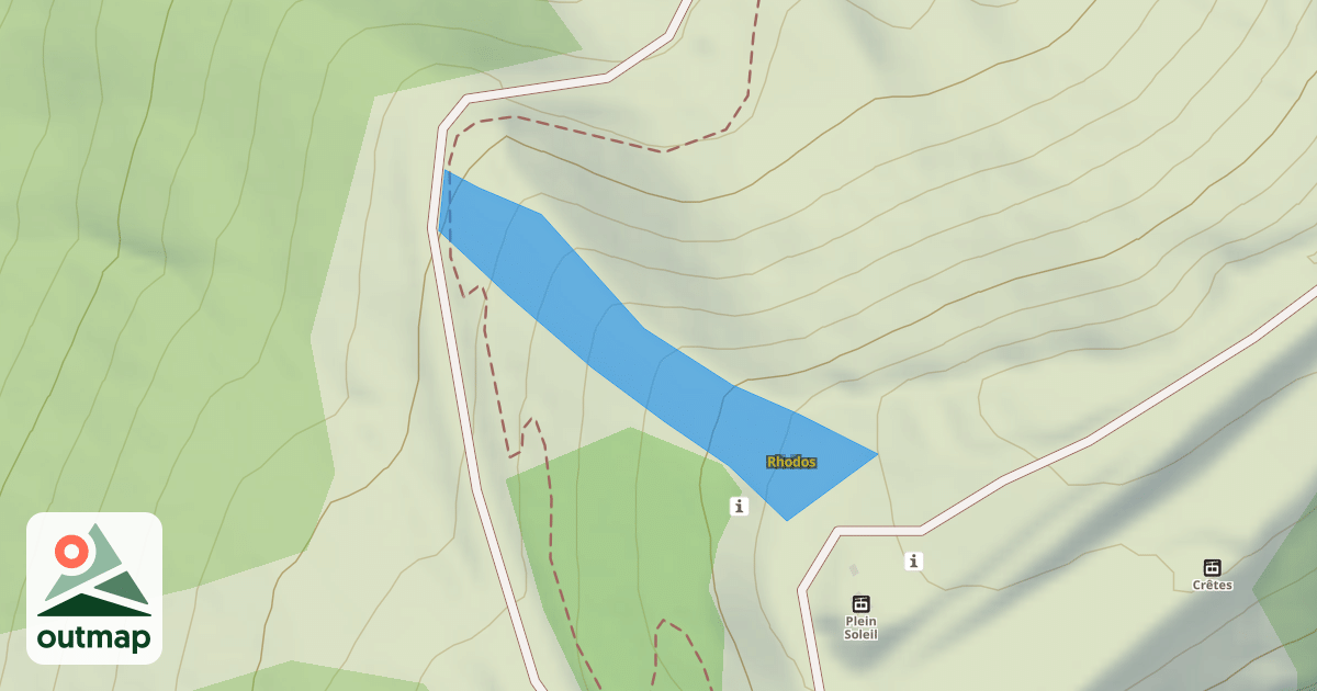 Map of Rhodos