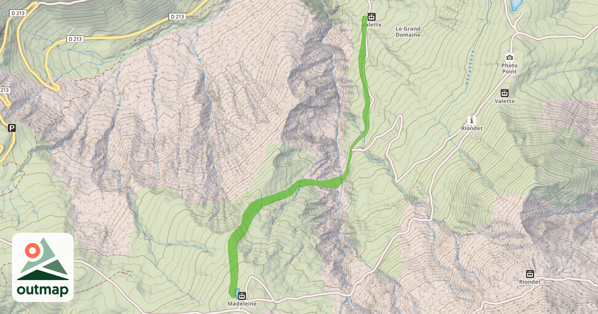 Map of La grande combe