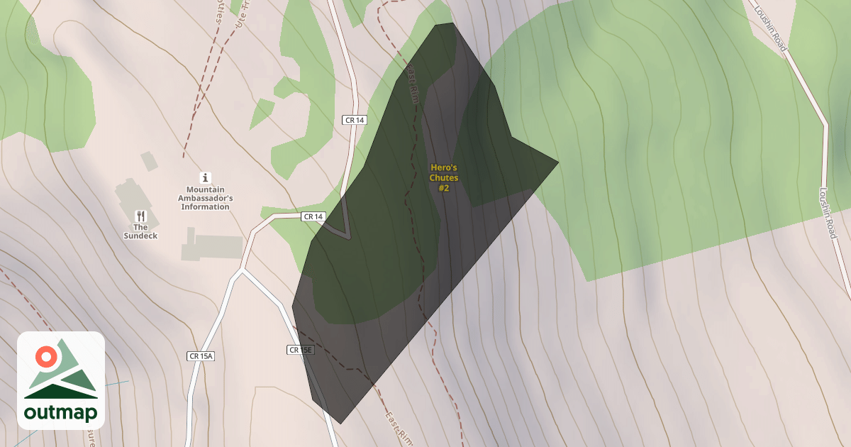 Map of Hero's Chutes #2