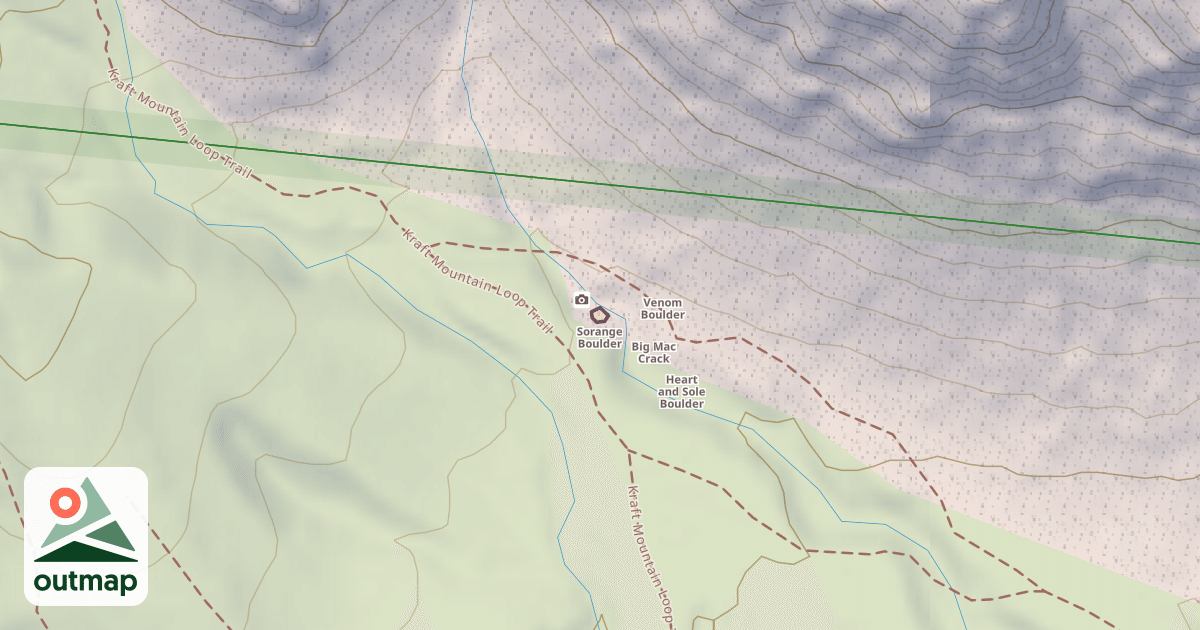 Map of Sorange Boulder