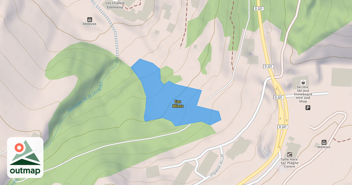 Map of Les Mines