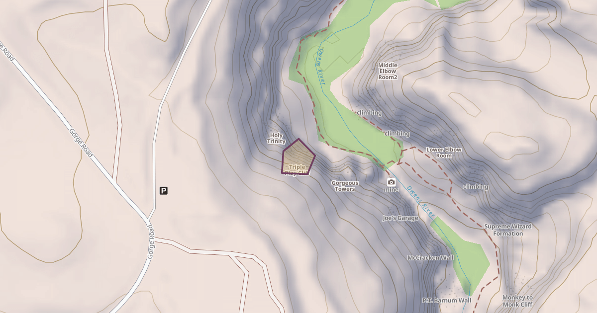 Map preview of Triple Play Cliff