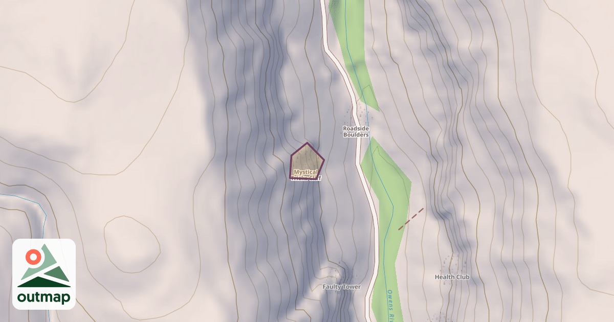 Map of Mystical Tricks Cliff