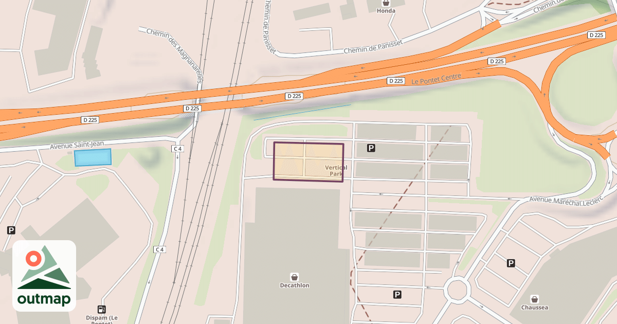 Map of Vertical Park