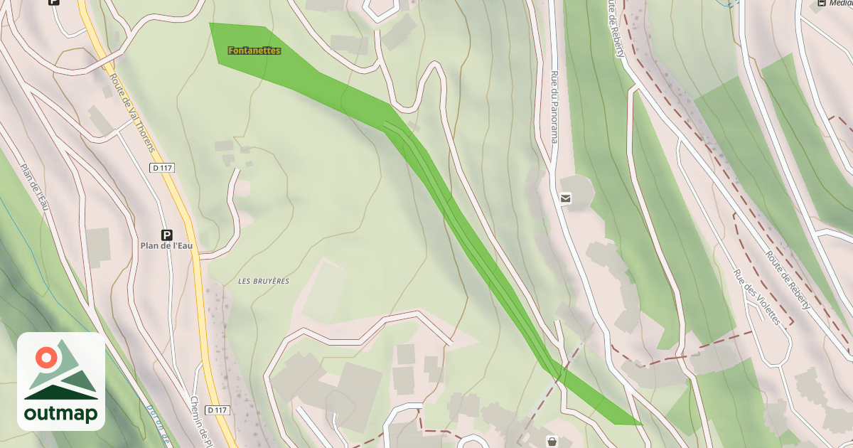 Map of Fontanettes