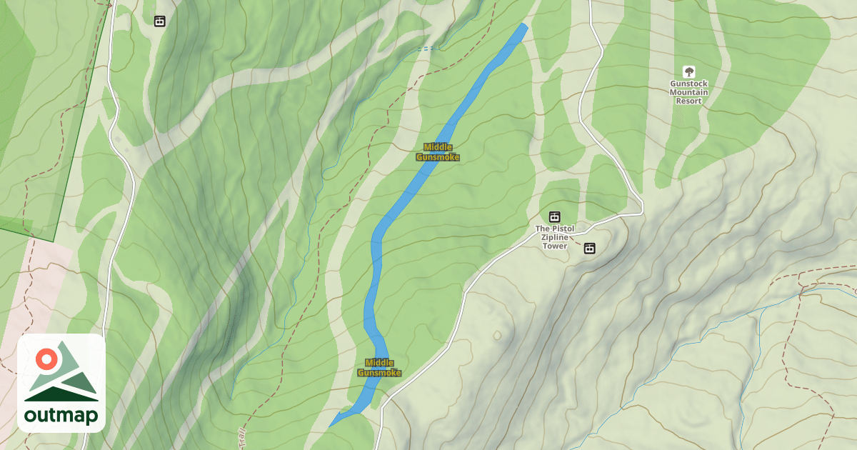 Map of Middle Gunsmoke