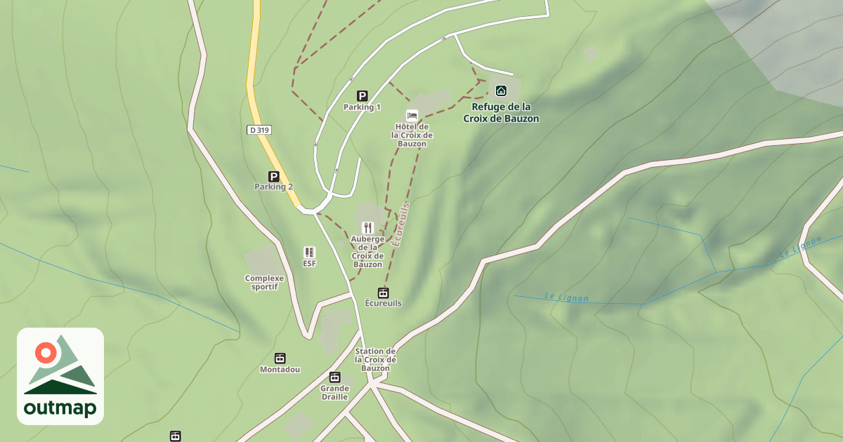 Map of Espace Debutant Les Ecureuils