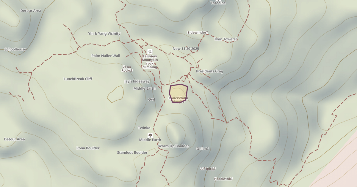 Map preview of ChuckWalla Needle