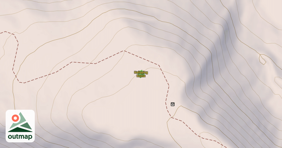 Map of Galloping Goose